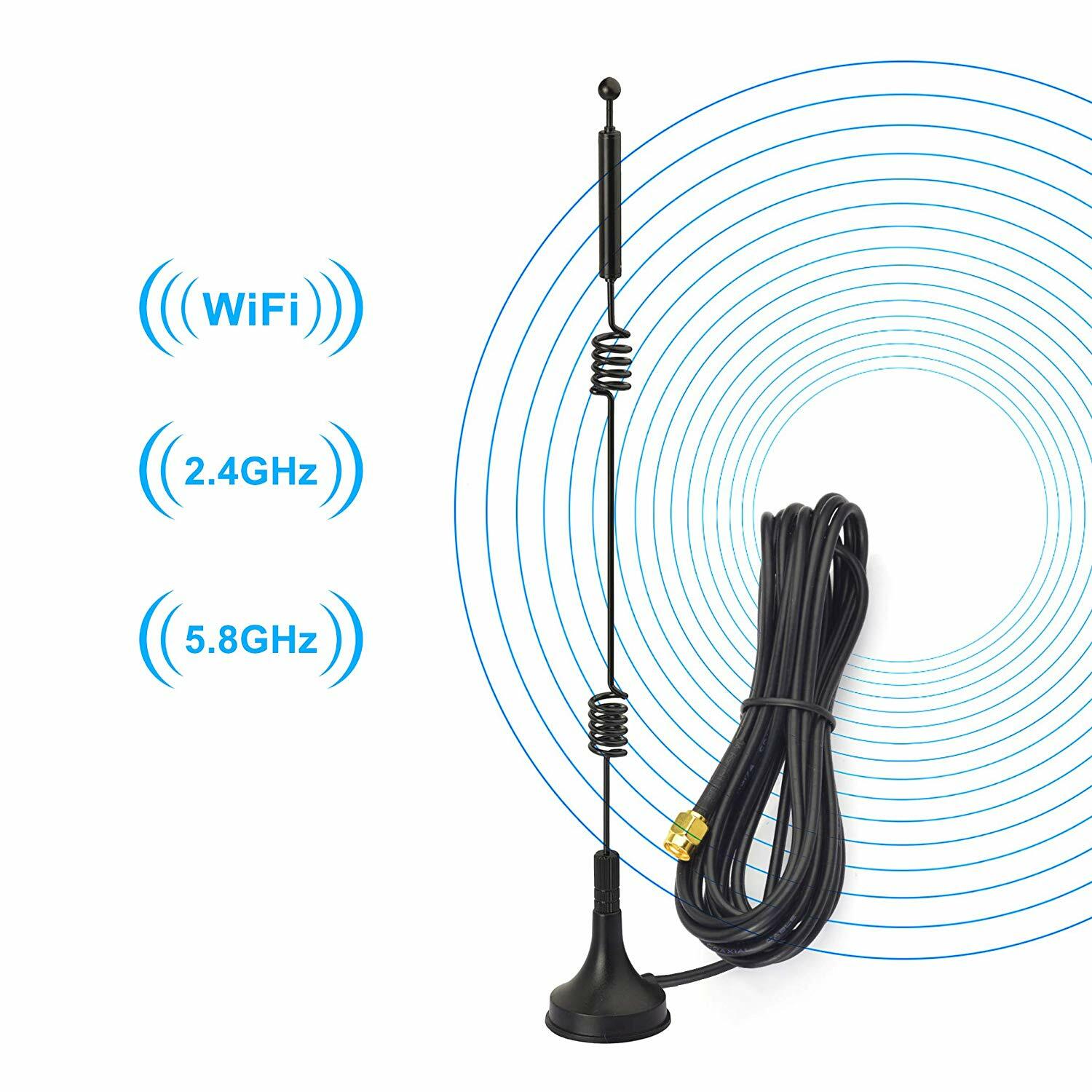 3M 10ft WiFi Antenna Extension Cable Cord SMA for ANRAN Wireless Security Camera