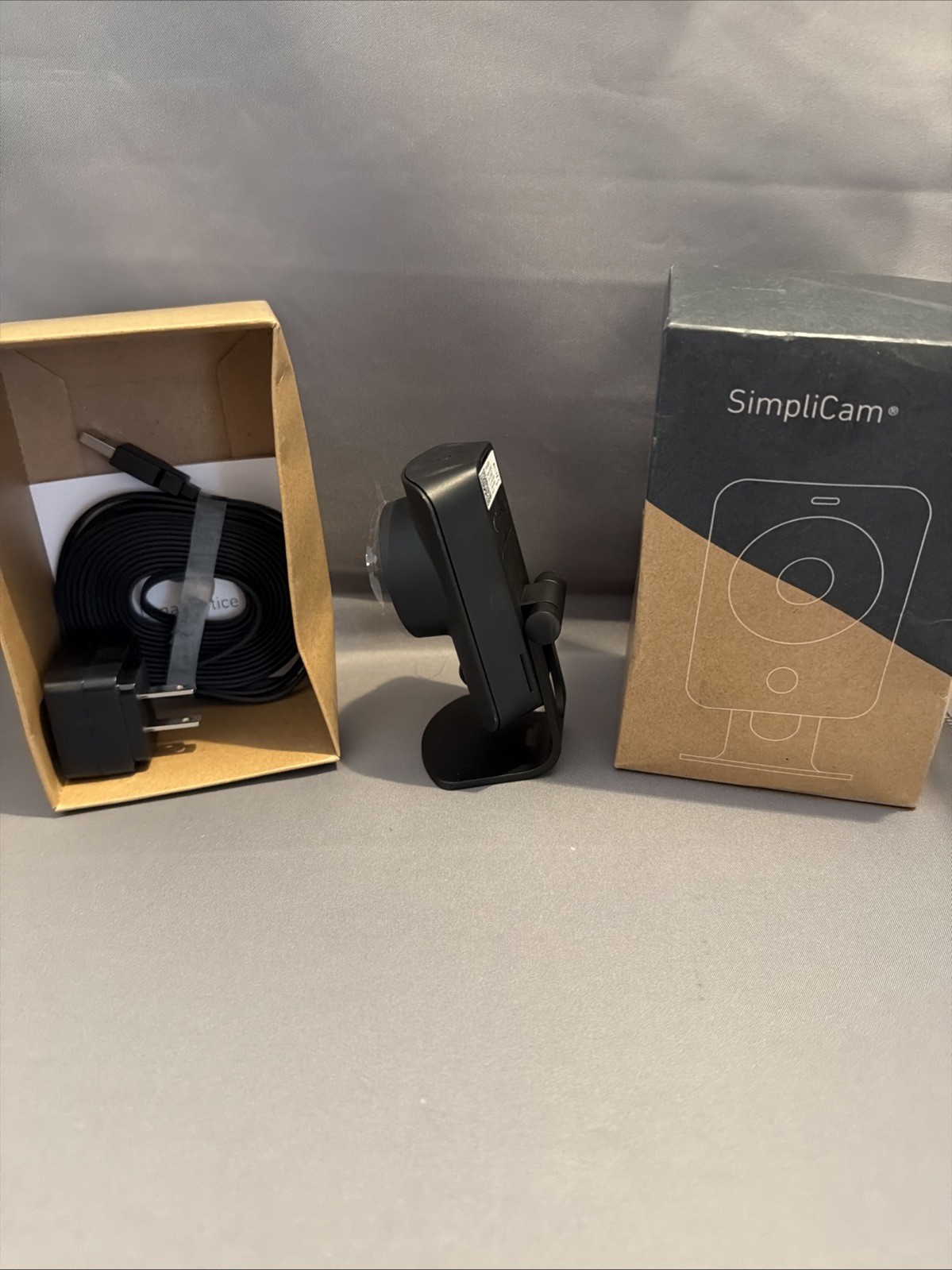 SimpliSafe Black Simplicam Security HD Camera New Open Box