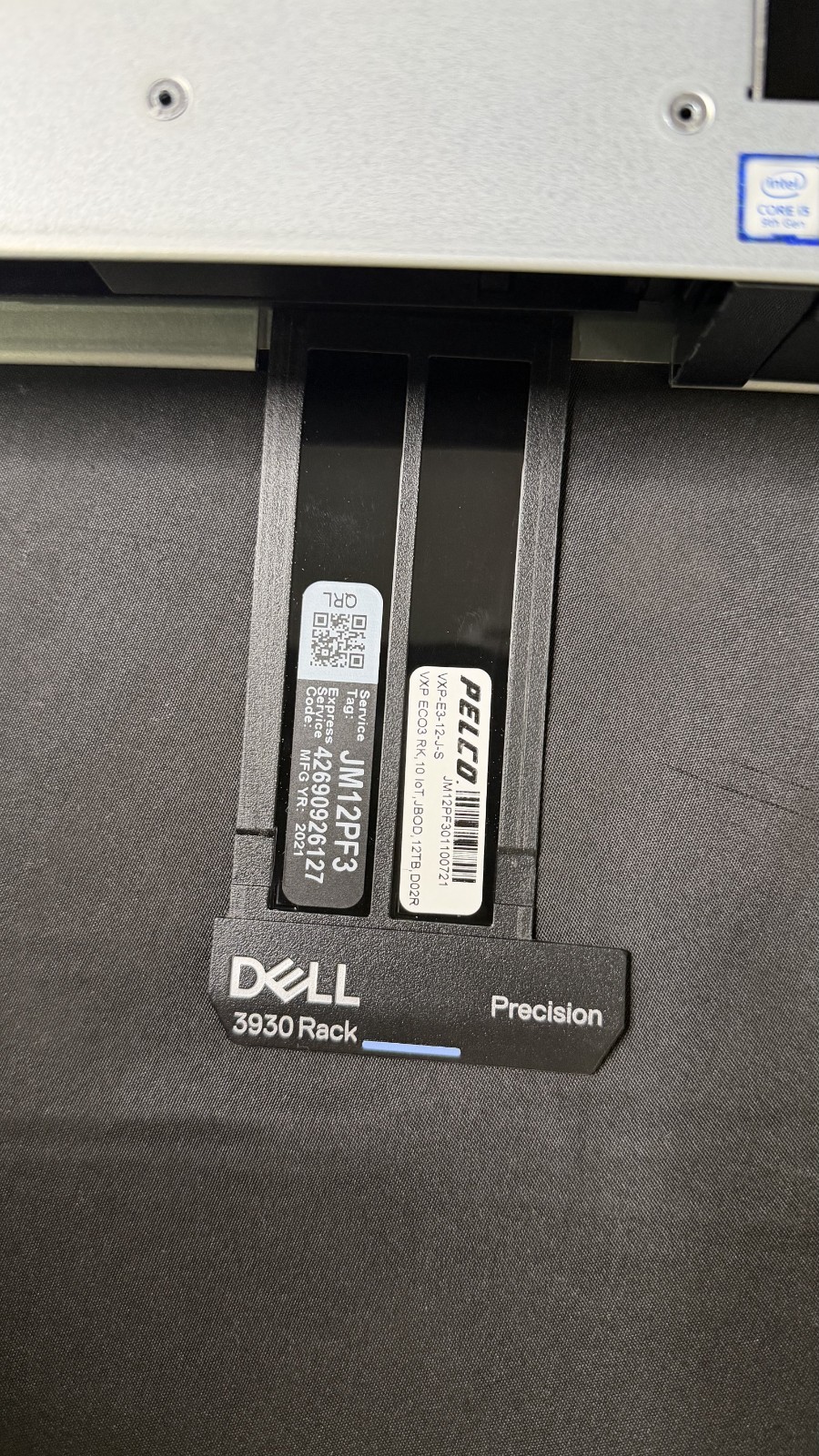 PELCO VXP-e3-12-j-s Dell Percision 3930 Rack workstation IN BOX