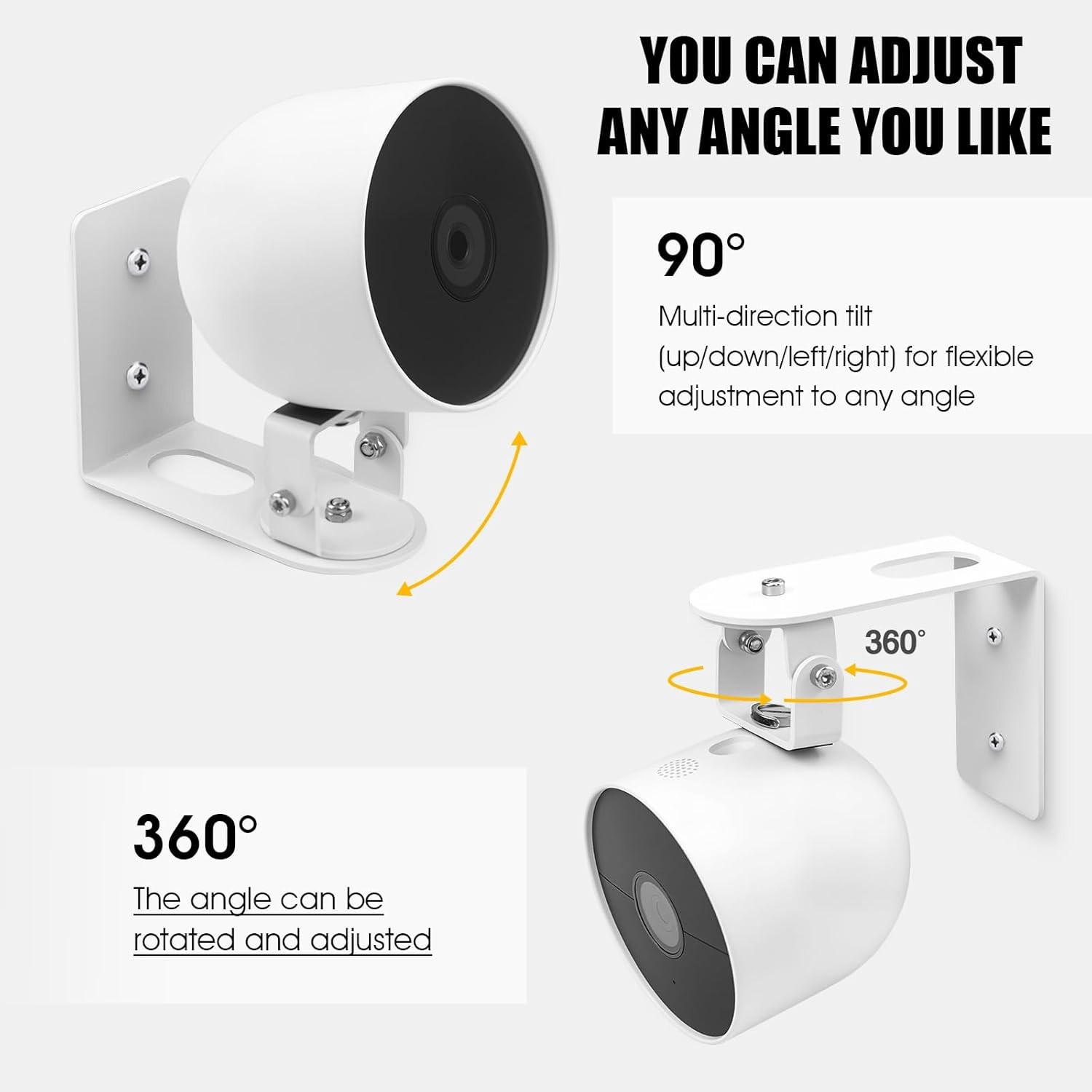 Nest Camera Mount Compatible with Google Nest Cam Outdoor or Indoor, Battery – 2