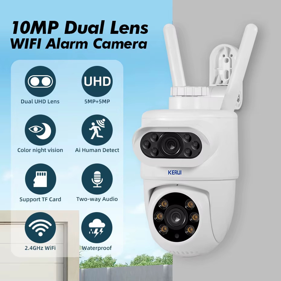 Home Alarm System Support Alexa W184 Tuya Smart Home Security Alarm 4G/WiFi Wire