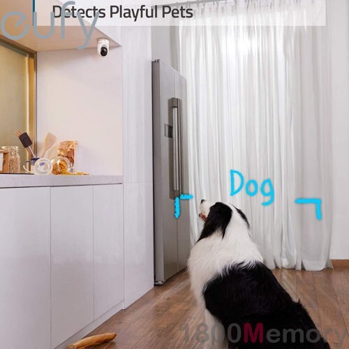 eufy Security Indoor Cam E220 2K Pan 360° & Tilt 96° Wi-Fi Home Security Camera