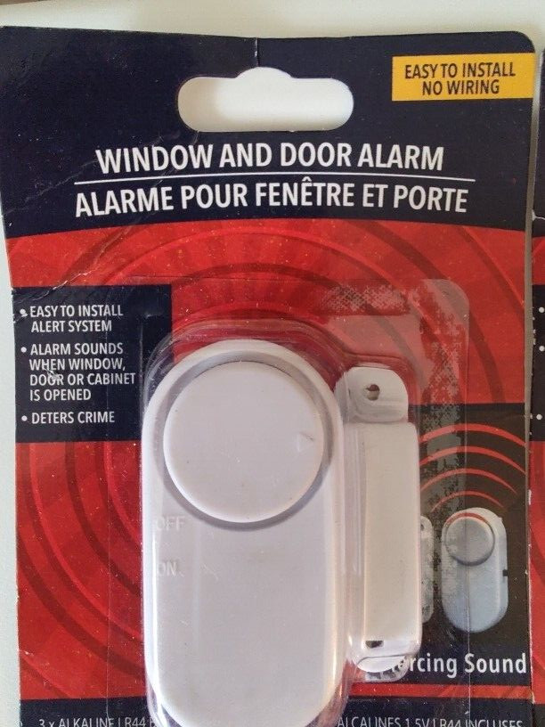 New Lot Of 3 Window And Door Alarm Easy To Install Alert System Piercing Sound