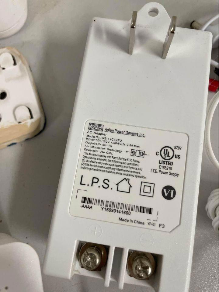 SerComm ATT Home Security Hardware AC Adapter Control Board Battery Module PoE