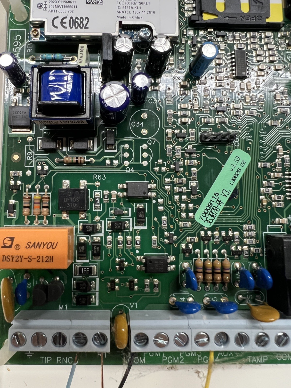 ADT 3G WIRELESS ALARM COMMUNICATOR MODEL#3G3070-RF