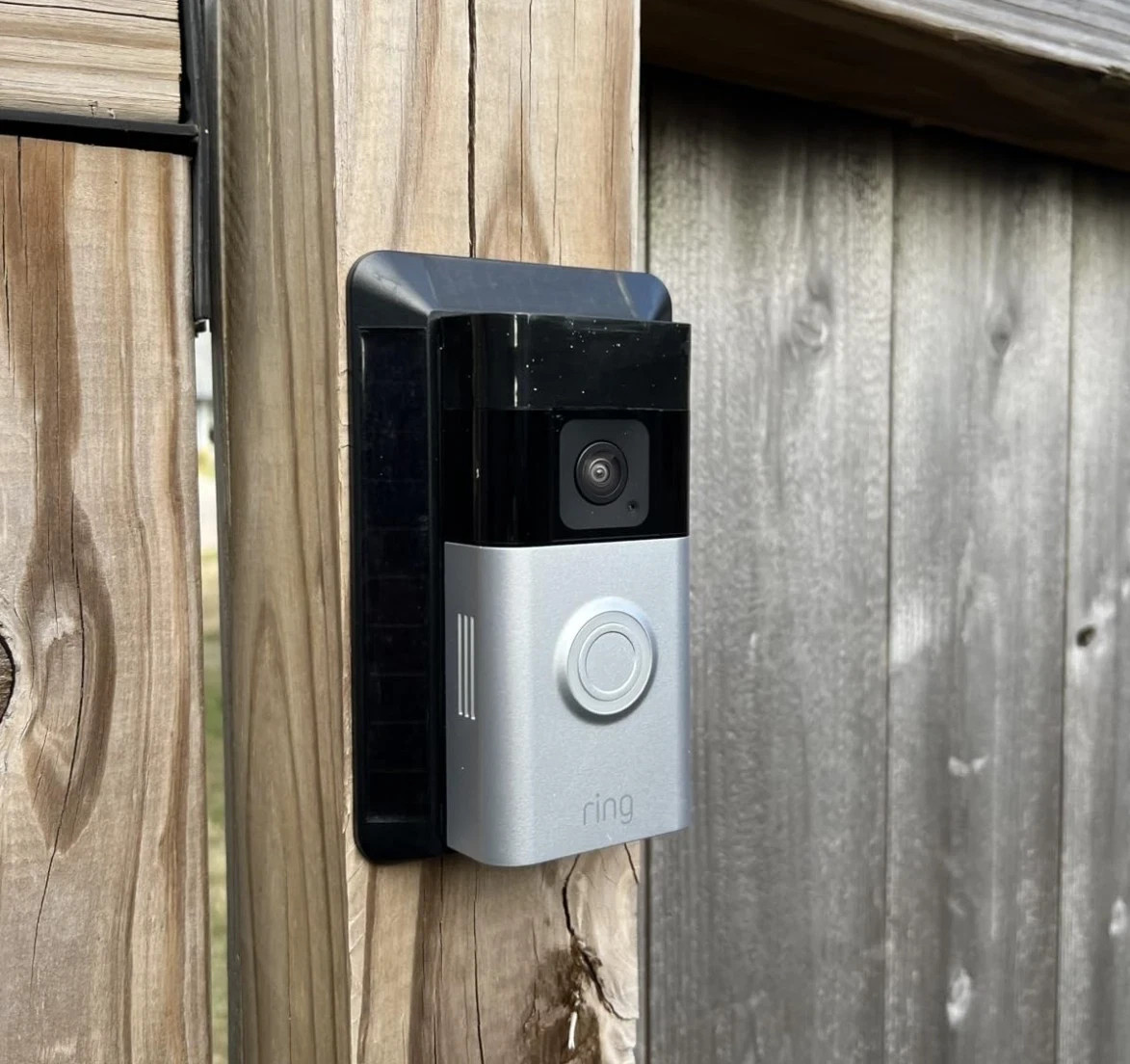 Ring Battery Doorbell Venetian Bronze Smart Wi-Fi Video Doorbell Solar Charger