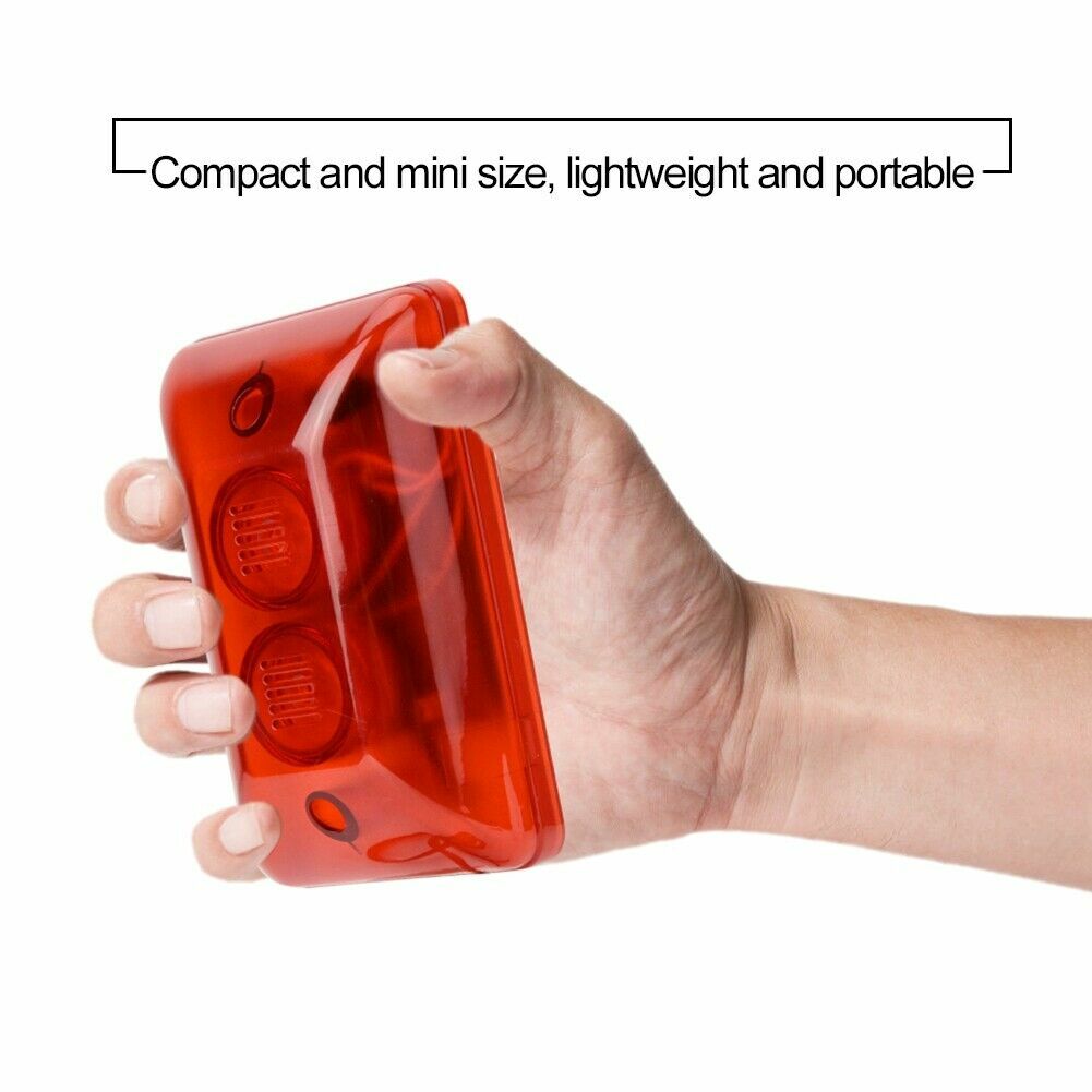 12V LED Wired Flashing Light Alarm Strobe Siren Security System Automatic Voice