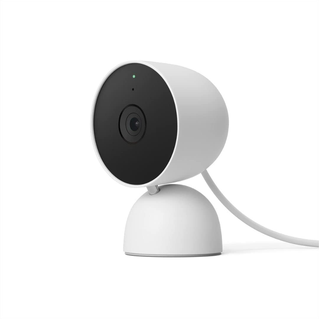 Google Nest Cam Indoor Wired Camera 2nd Gen – Snow