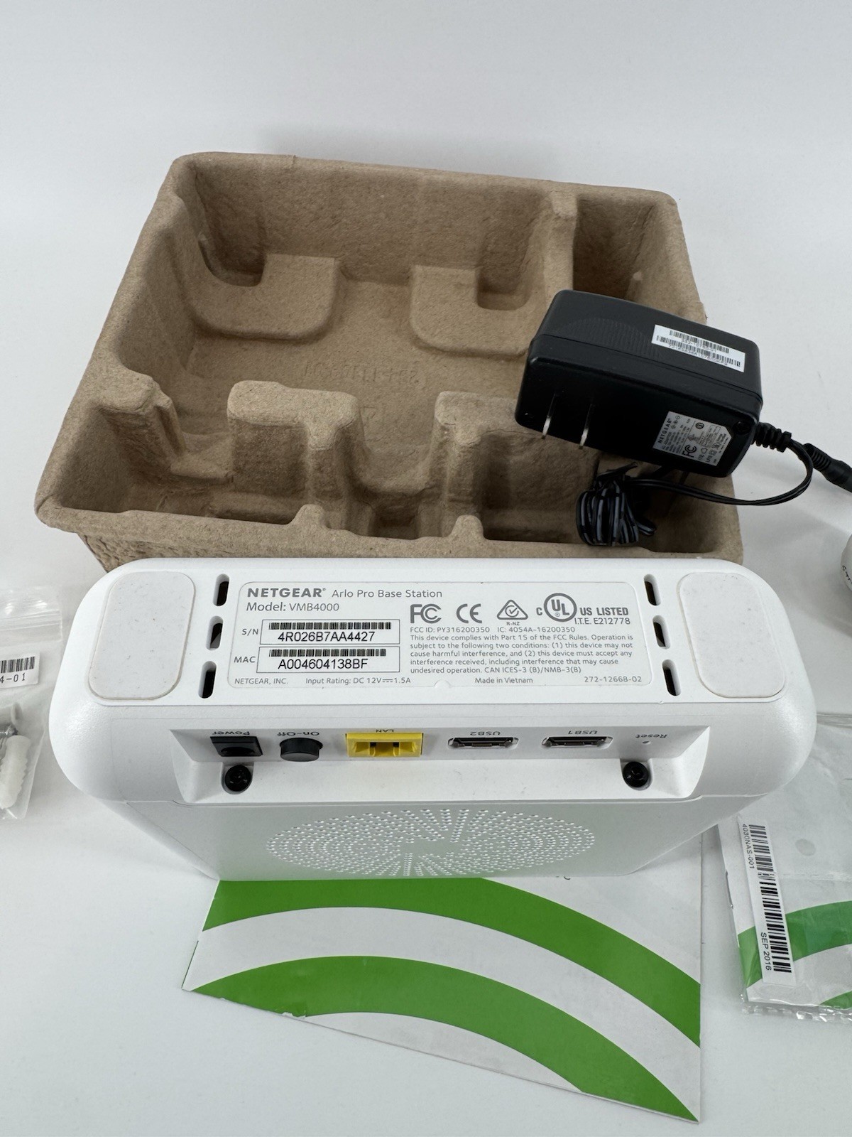 ARLO Netgear VMB4000 Arlo Security Pro Base Station for ARLO PRO & PRO2