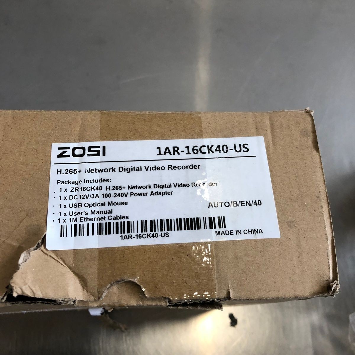 ZOSI 16CH PoE NVR with 4TB Home Security Camera System Video 4K 8MP HD Recording