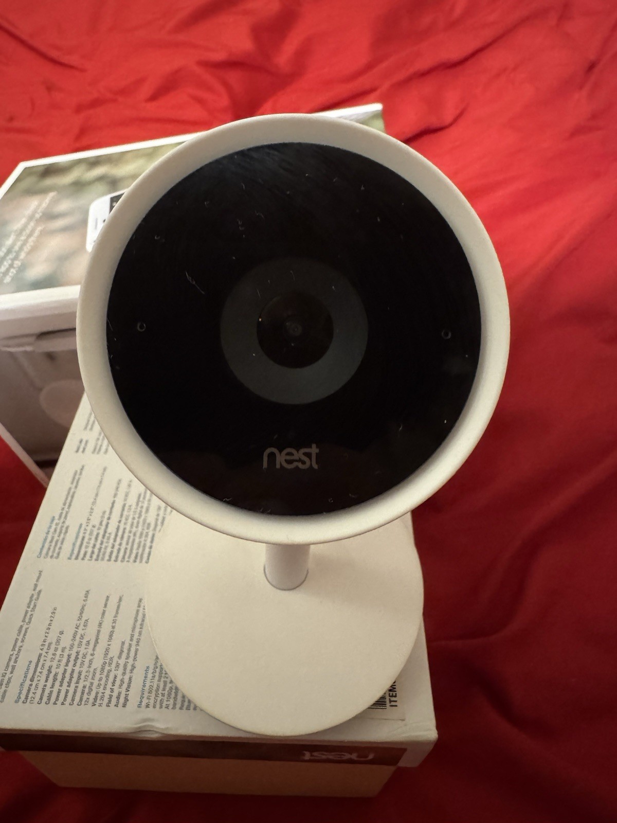 Nest NC3100US Cam IQ Indoor 1080p HD Wireless Security Camera – White