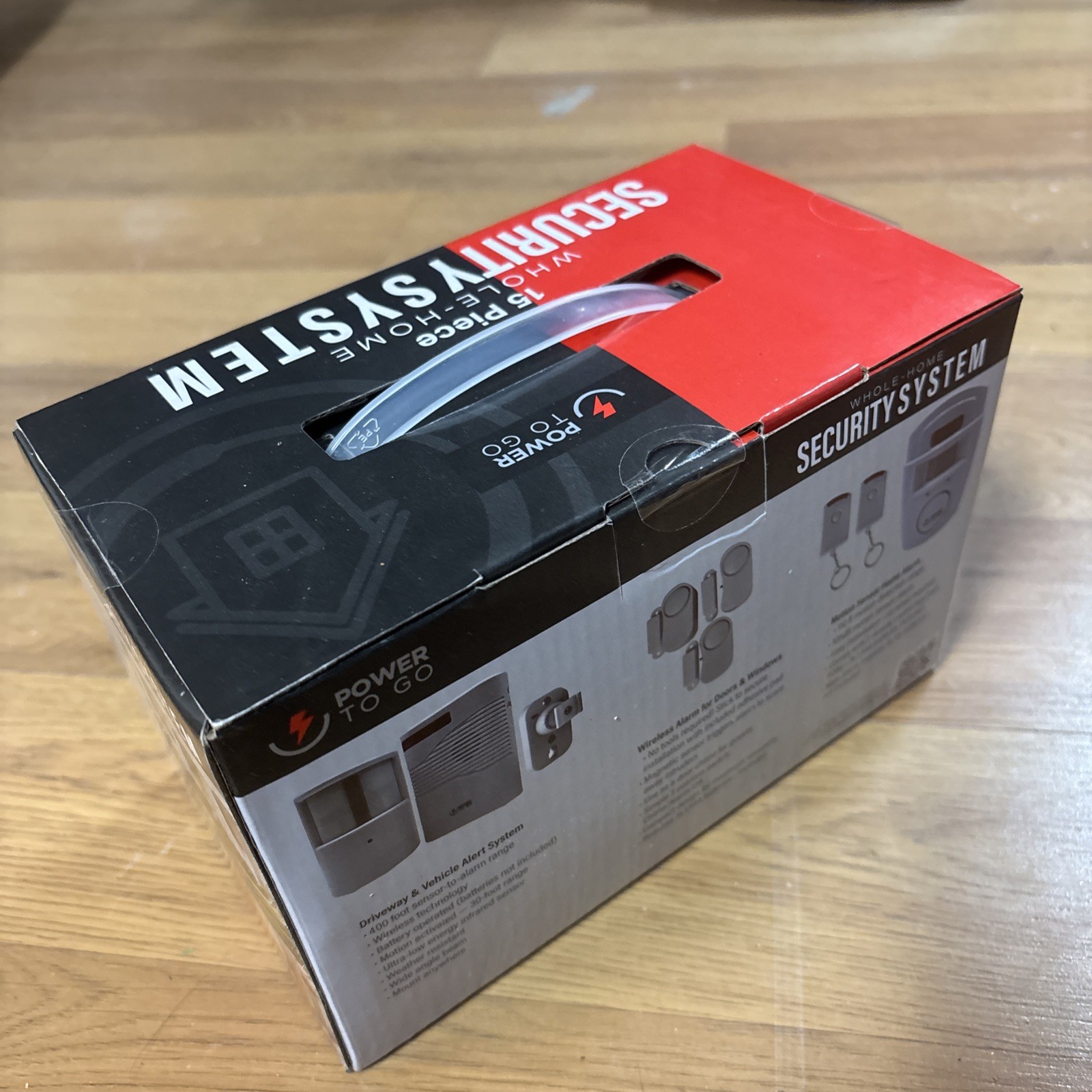 Brand New Power To Go 15 Piece Whole Home Security System