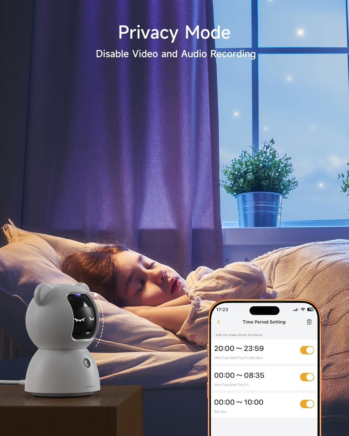 4 Pack 2.5K Cameras for Home Security, Non-Subscription AI White