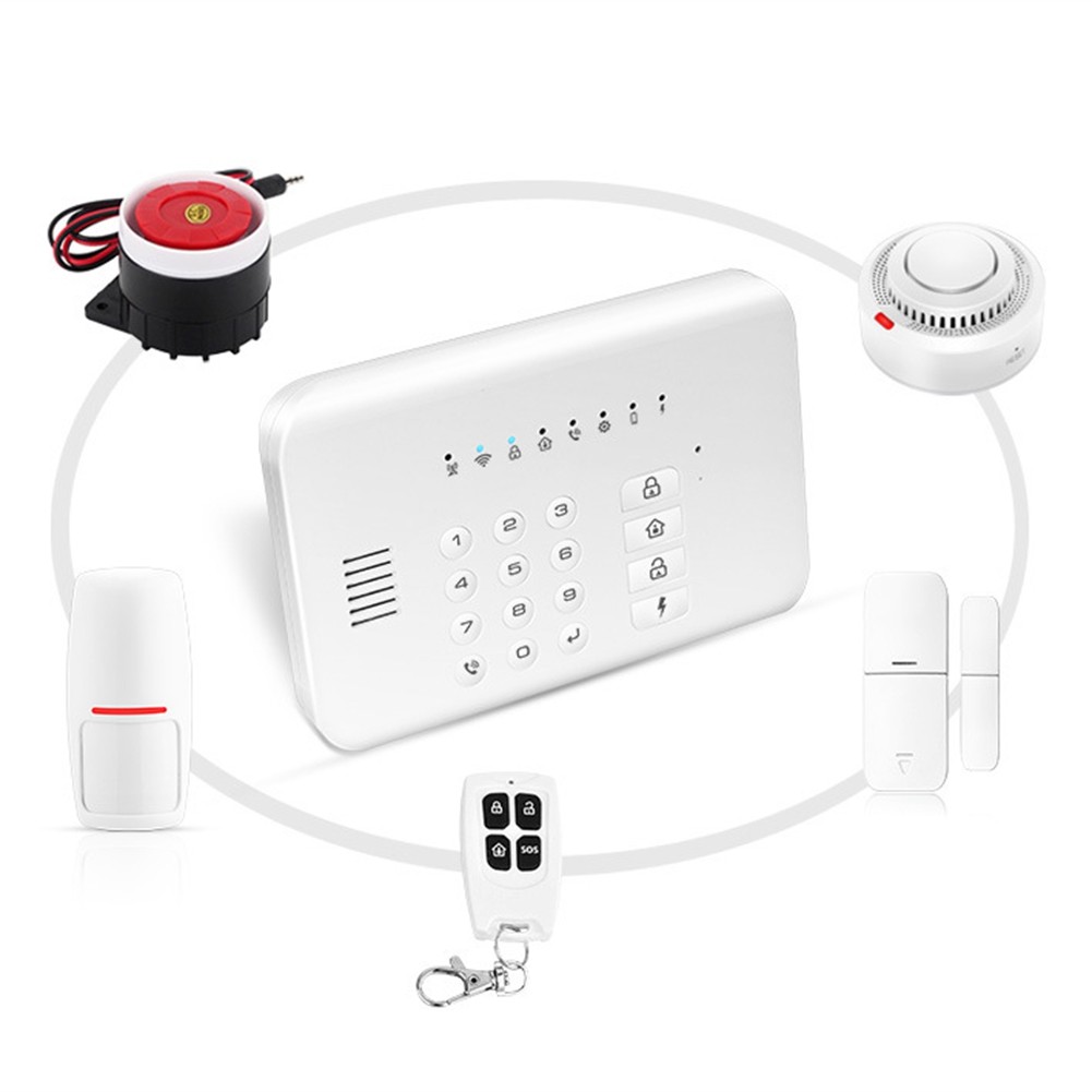 Tuya APP Remote Control WIFI+GSM Alarm System for Home Security Burglar5920