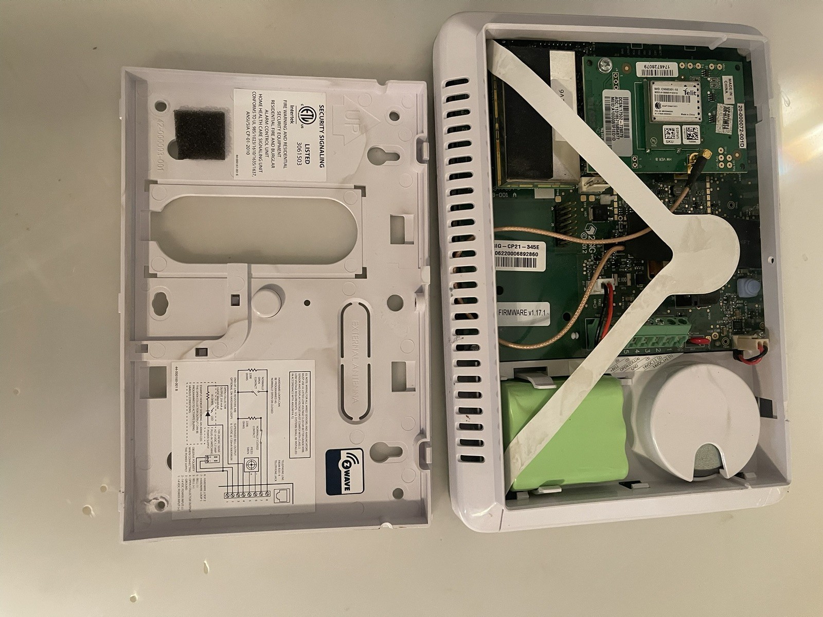 Security System Go Control Panel Model 2GIG-GCX
