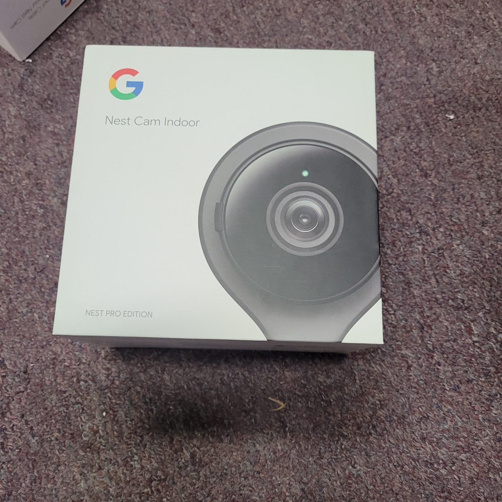 Google Nest Cam (NC1103us) Pro version Indoor Security Camera Black