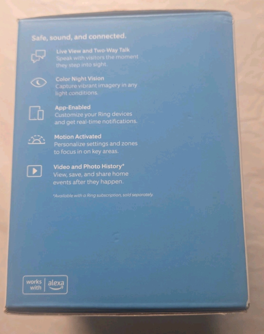 Ring Advanced Security Set Wired Doorbell Pro with Stick Up Cam NOB