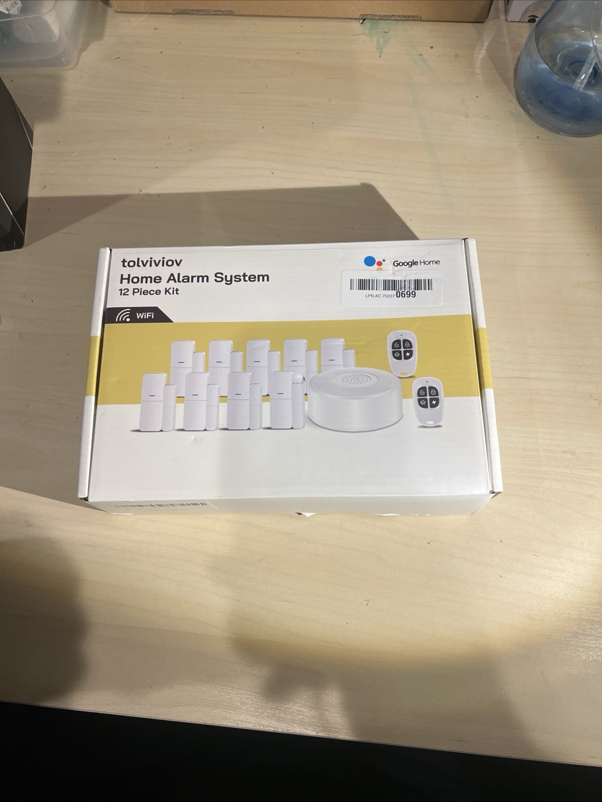 Tolviviov Home Alarm System 12 Piece Kit Google Home Amazon Echo