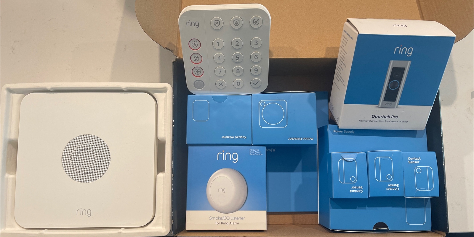 Ring security system DIY Startup
