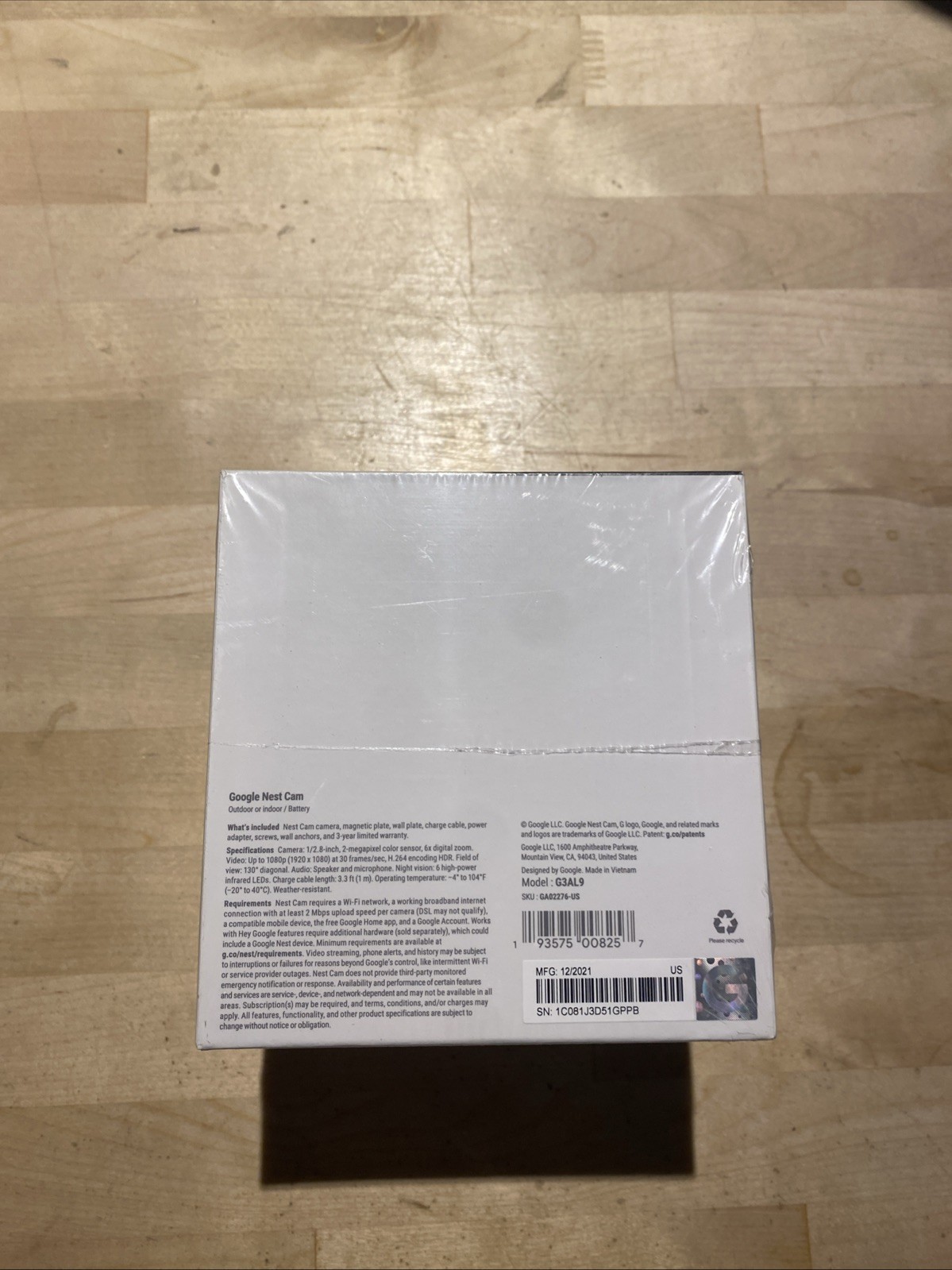Google Nest Cam Nest Pro Edition – Model G3AL9 – one is new one is open box