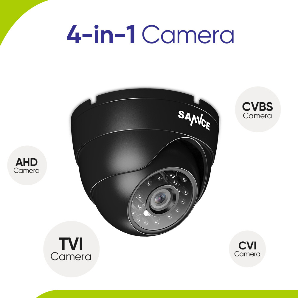 SANNCE 4in1 Full HD 1080P Video CCTV Security Camera Outdoor IR Night Vision