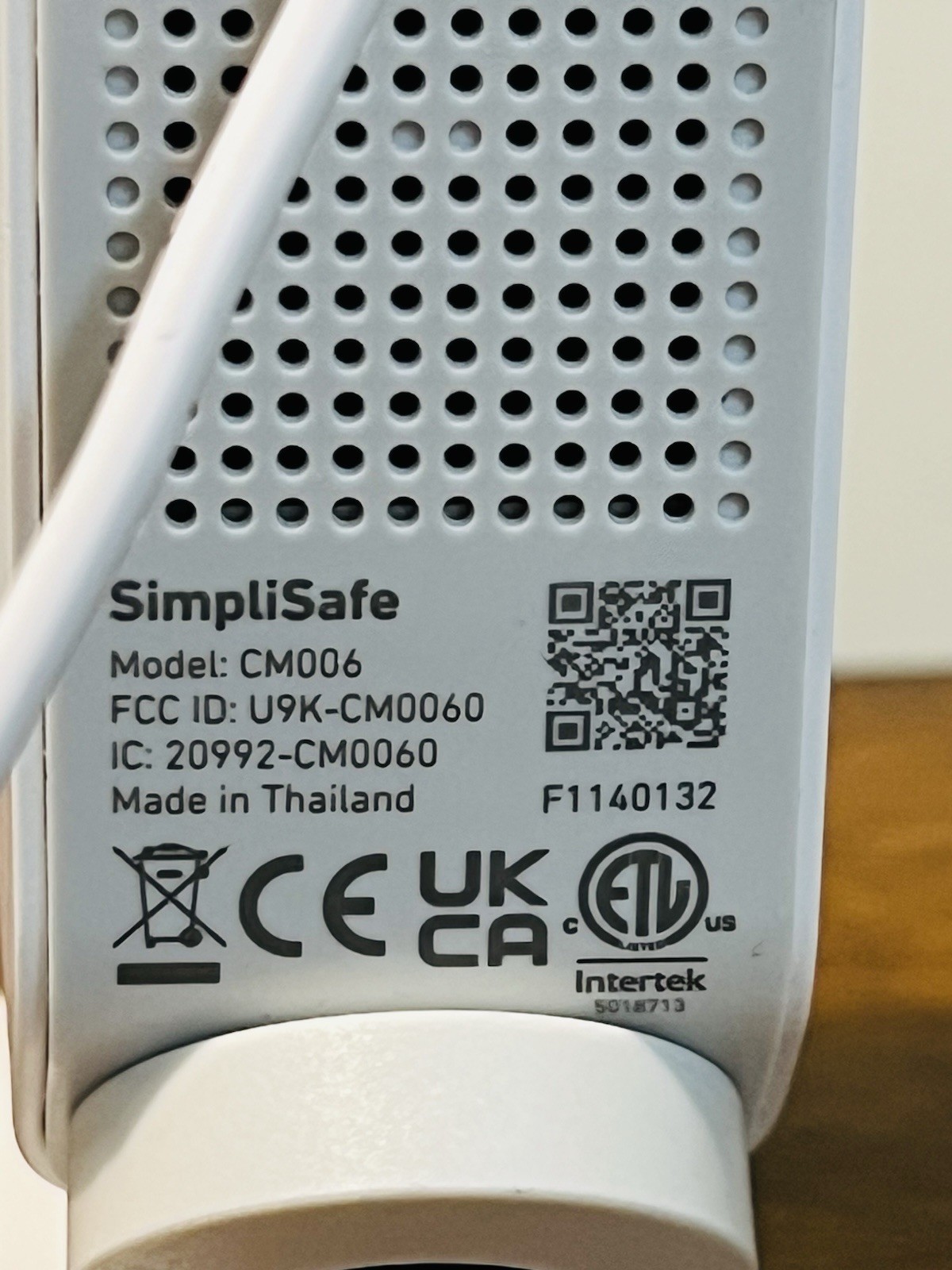 SimpliSafe CM006 Security Camera