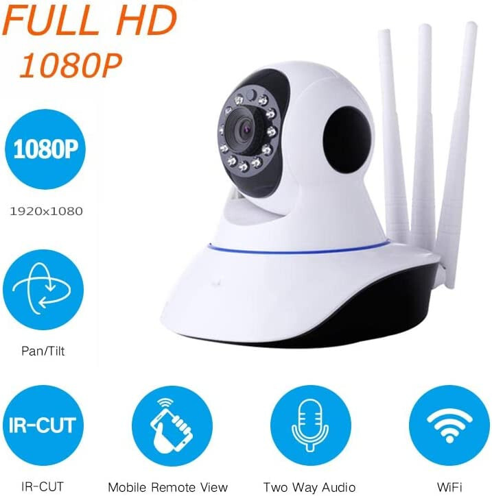 WiFi IP Camera – Pan Tilt Daycare Caregiver Watch Live On Your Smartphone or PC