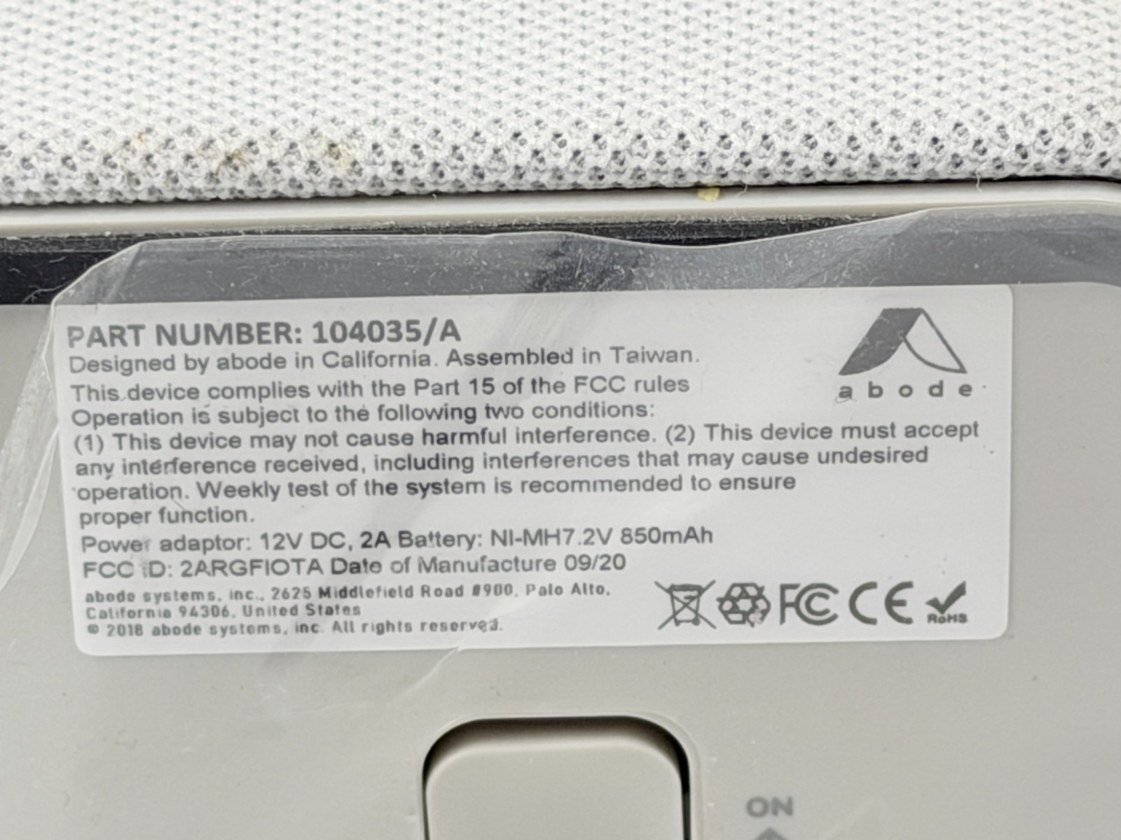Abode Iota All-In-One Home Security (Wi-Fi) 104035/A Ships Fast!!!