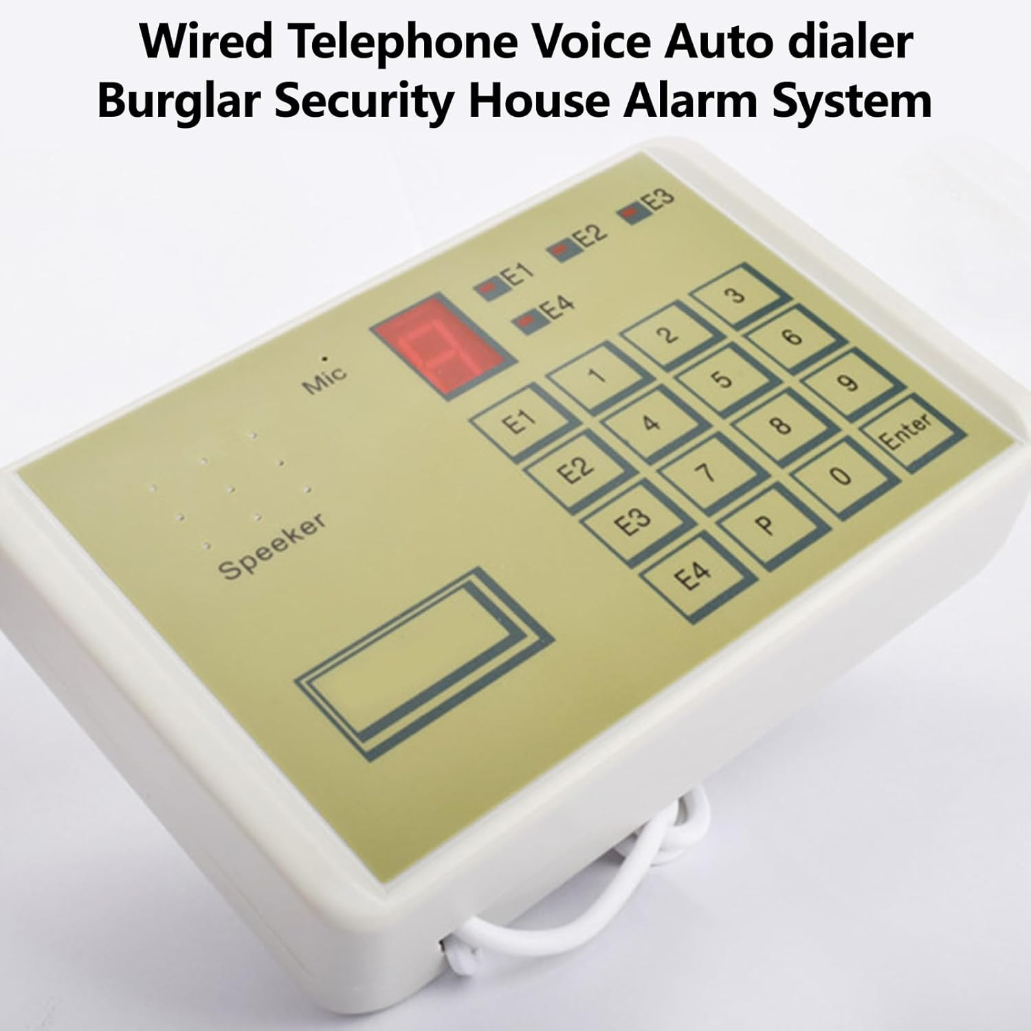 Telephone Voice Dialer, Voice Dialer Alarm Wired Telephone Voice Auto Dialer Bur