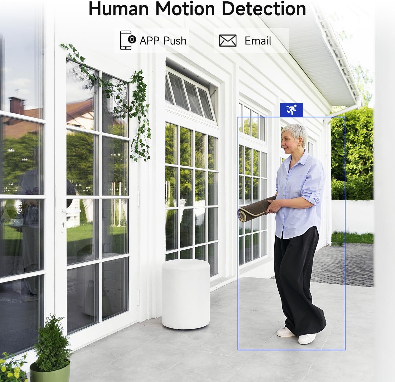 XVIM 1080P Security Camera System Outdoor 8CH H.265+ DVR CCTV SD/Cloud Recorder