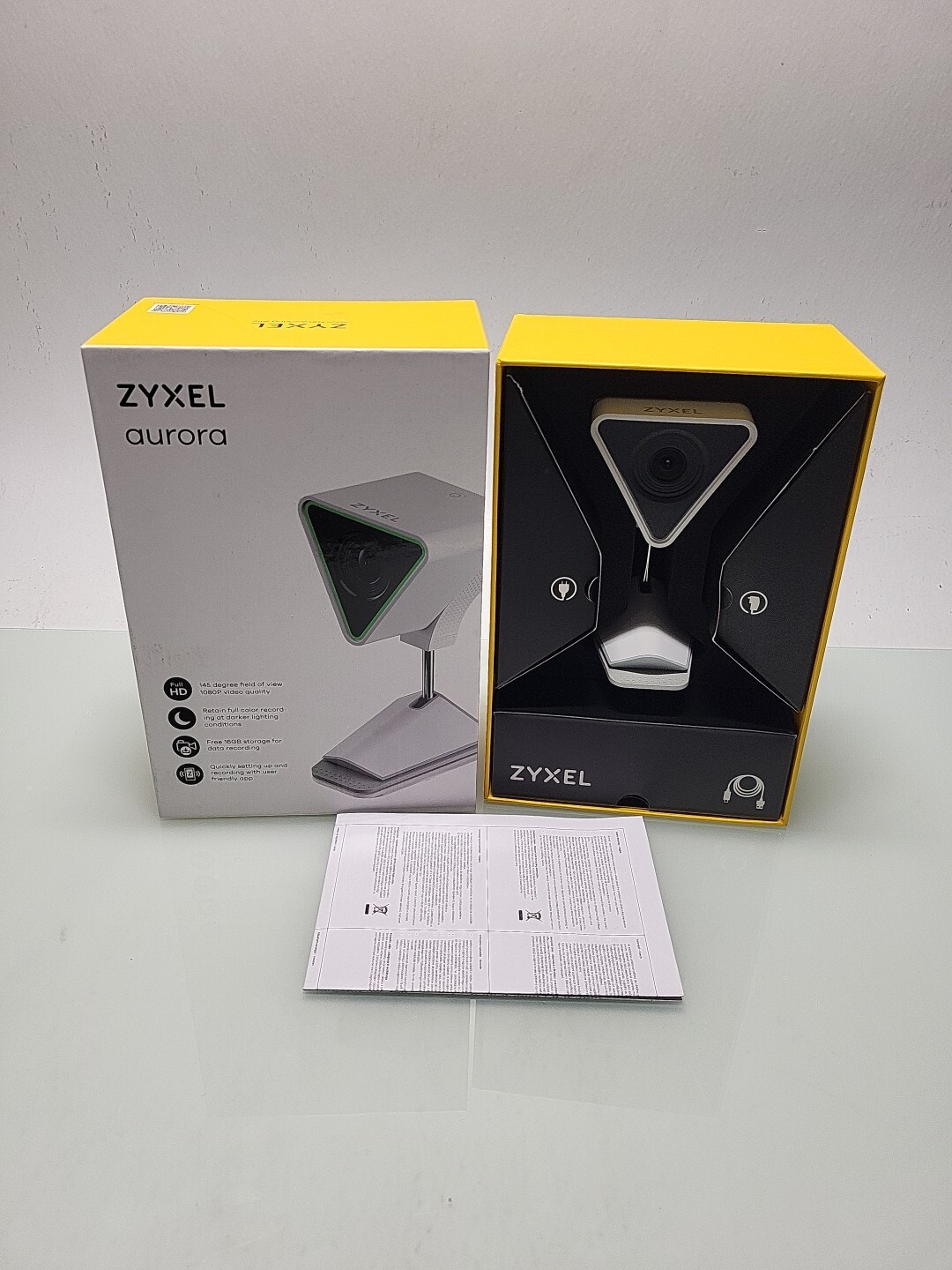 ZyXEL CAM3115 The Aurora Cloud Access Camera HD 1080p 145″ field of view (RK 16)