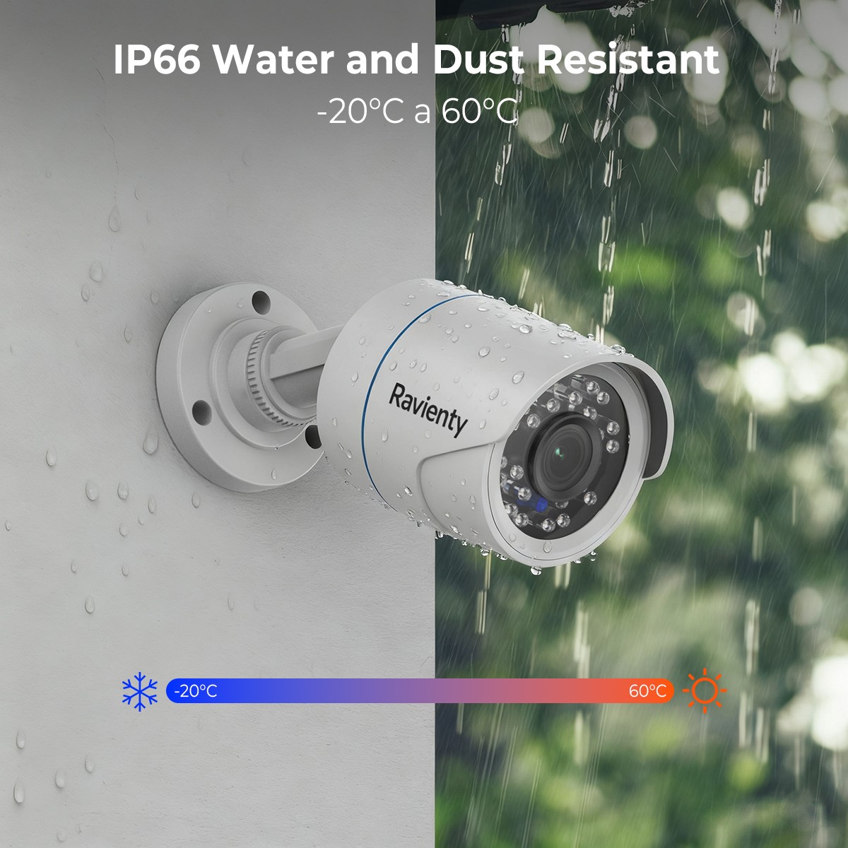 Ravienty 8CH DVR HD 1080P Video CCTV Security Camera System Outdoor AI Detection