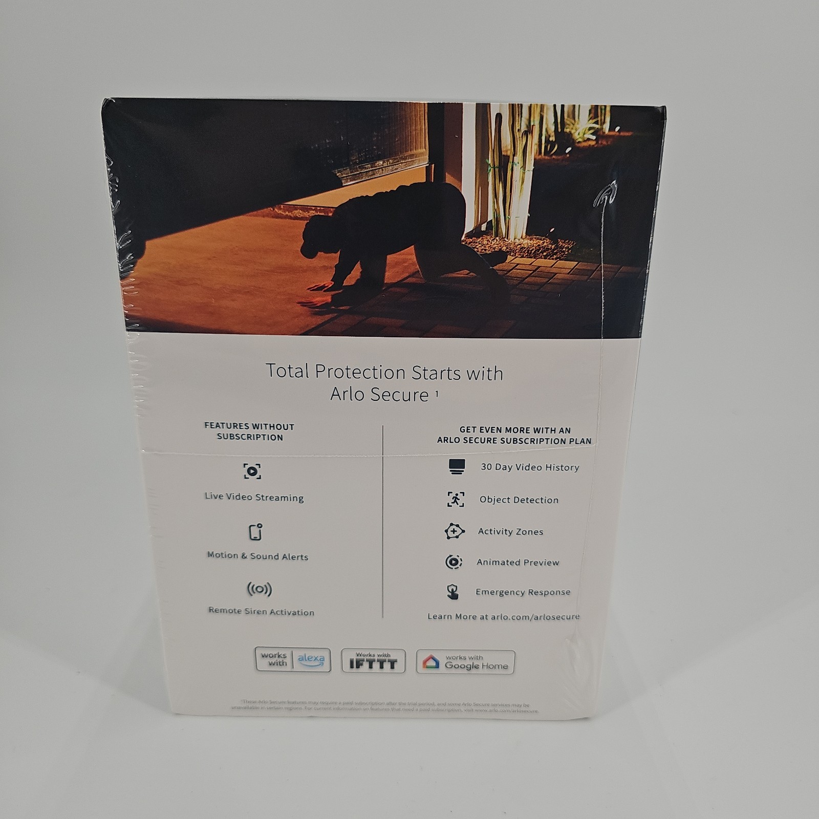 Arlo Pro 5S 2K Spotlight Camera 3-Cam 1-Solar Panel Bundle White VMK4360P NEW