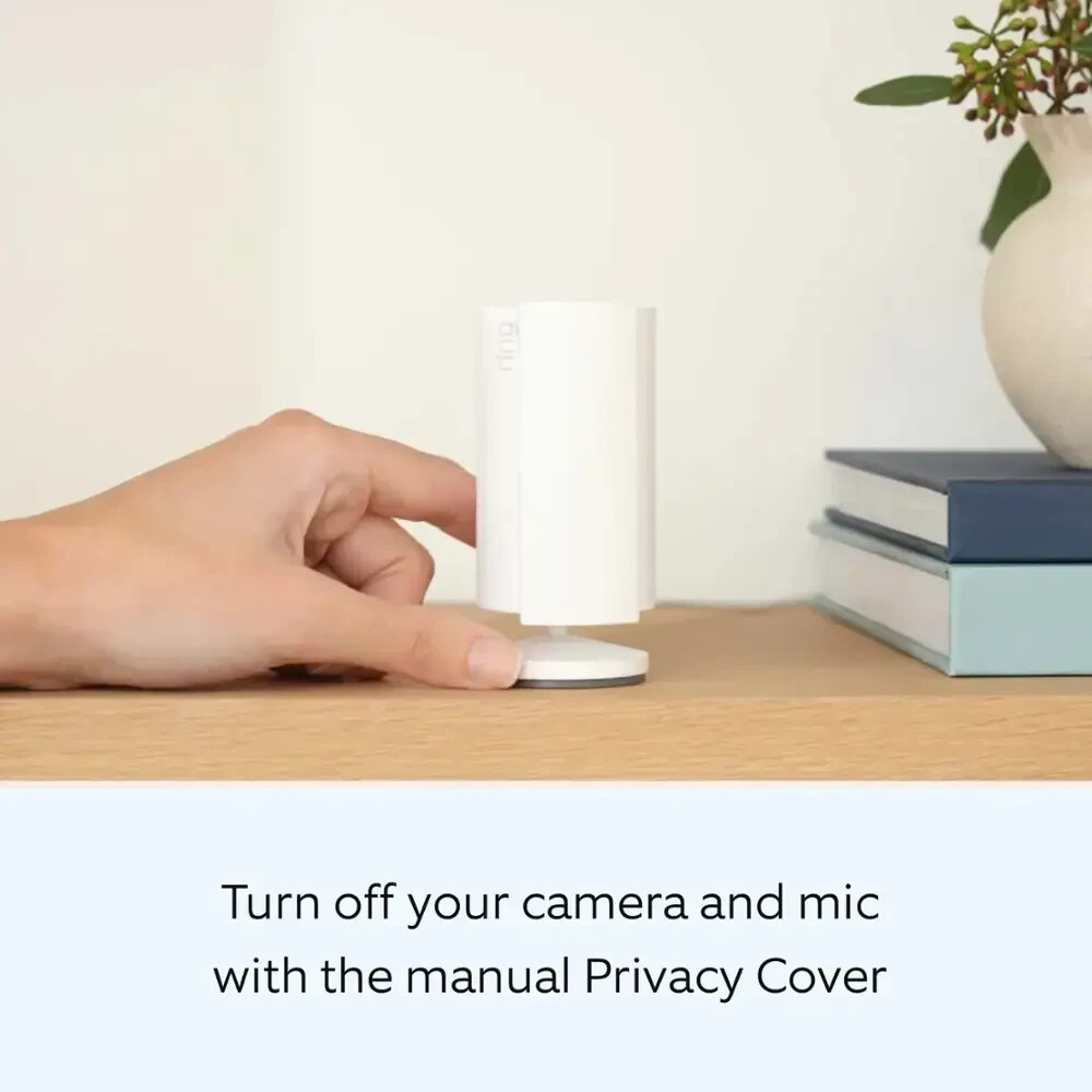 Ring Battery Smart WiFi Video Doorbell with Plug-in Indoor Camera and Chime