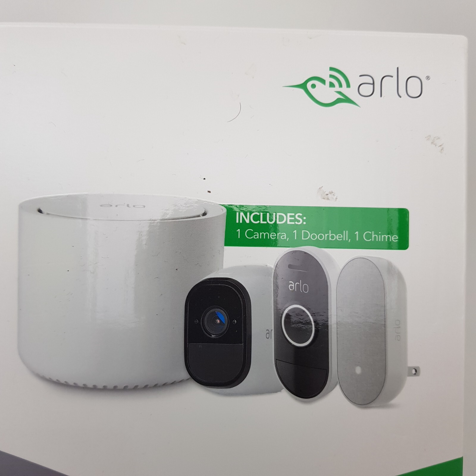 Arlo Smart Home Pro HD Camera Plus Audio Doorbell and Chime System