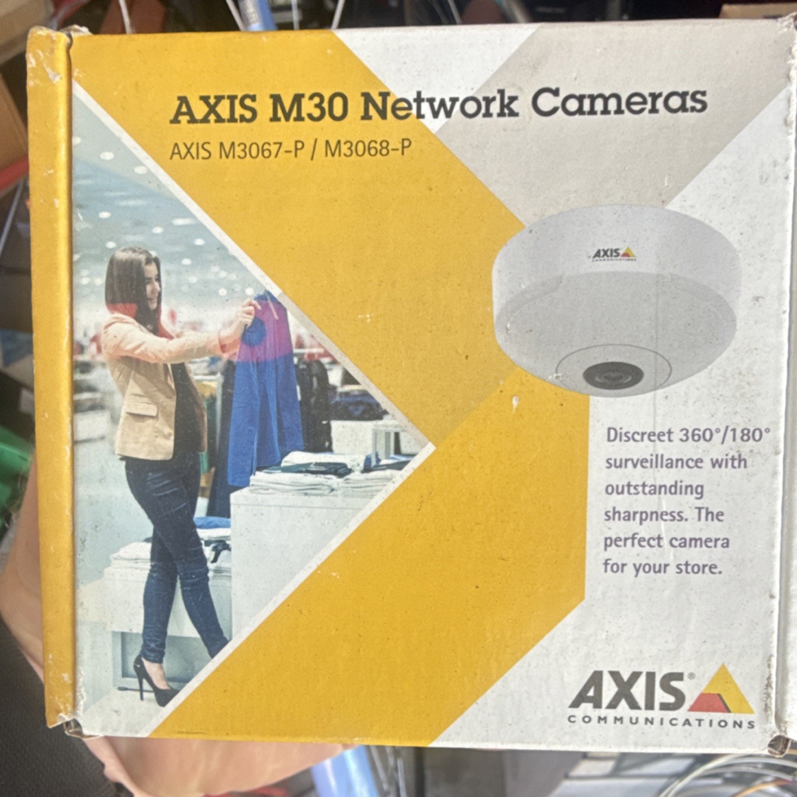 Axis M3067-P IP/Network Wired Indoor 360°/180° Surveillance Camera White