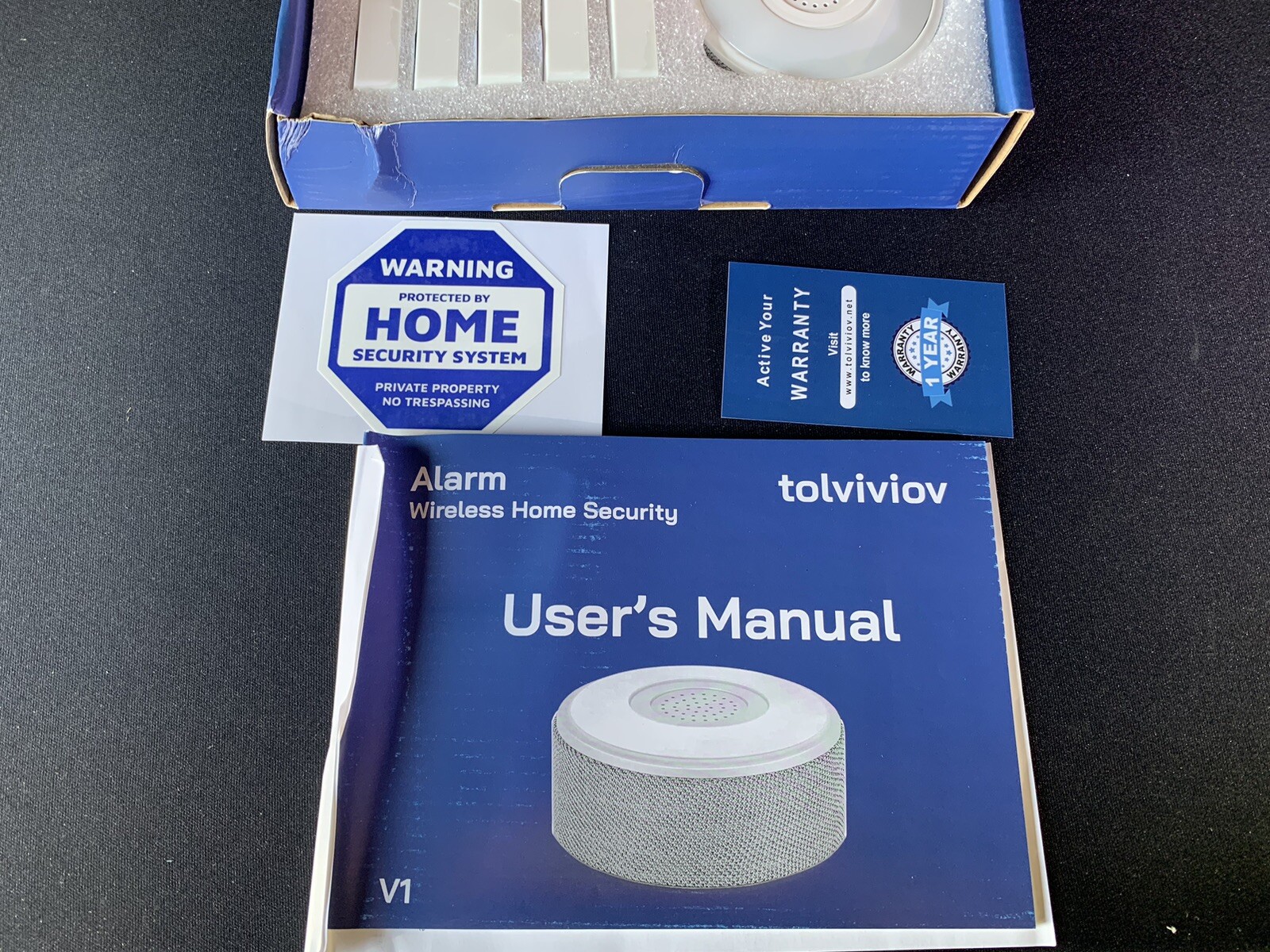 tolviviov – DP-W2 Smart Alarm Security System – 8-Piece Kit
