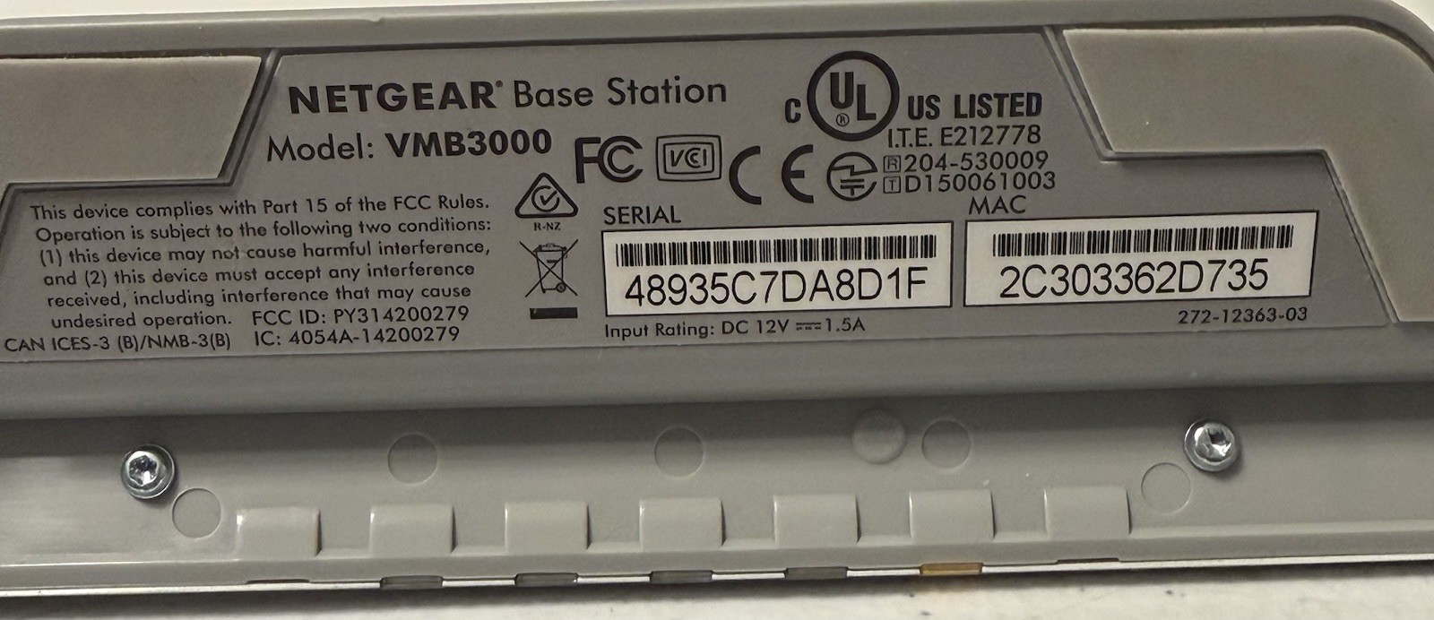 Netgear Arlo VMB3000 Base Station Only (No Cameras)