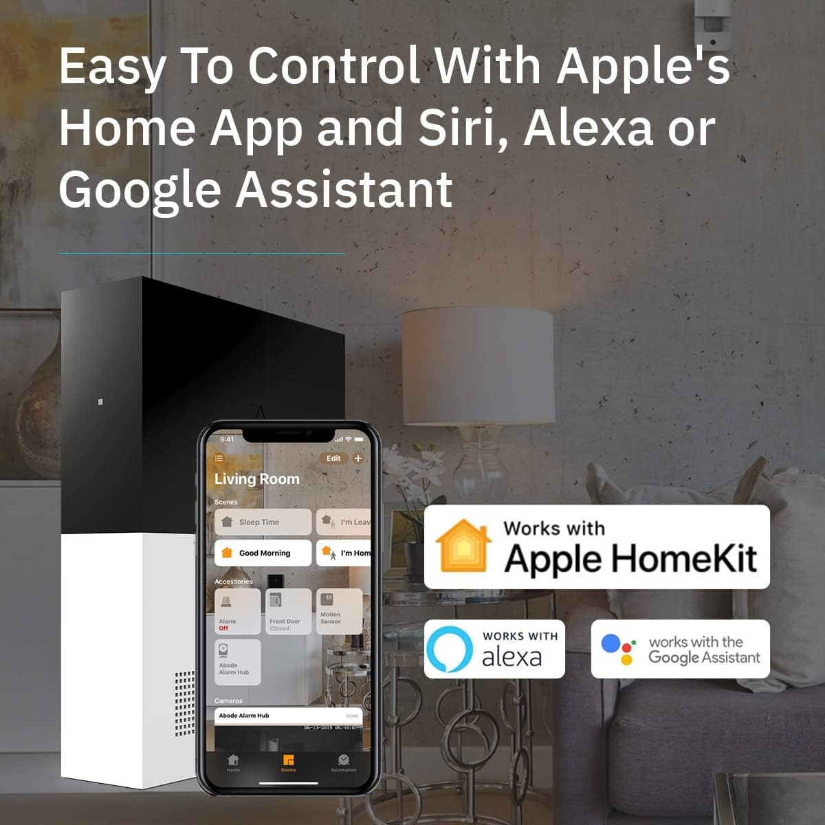 8 Piece Wireless Smart Security System – Works with Apple Homekit, Z-Wave and Zi