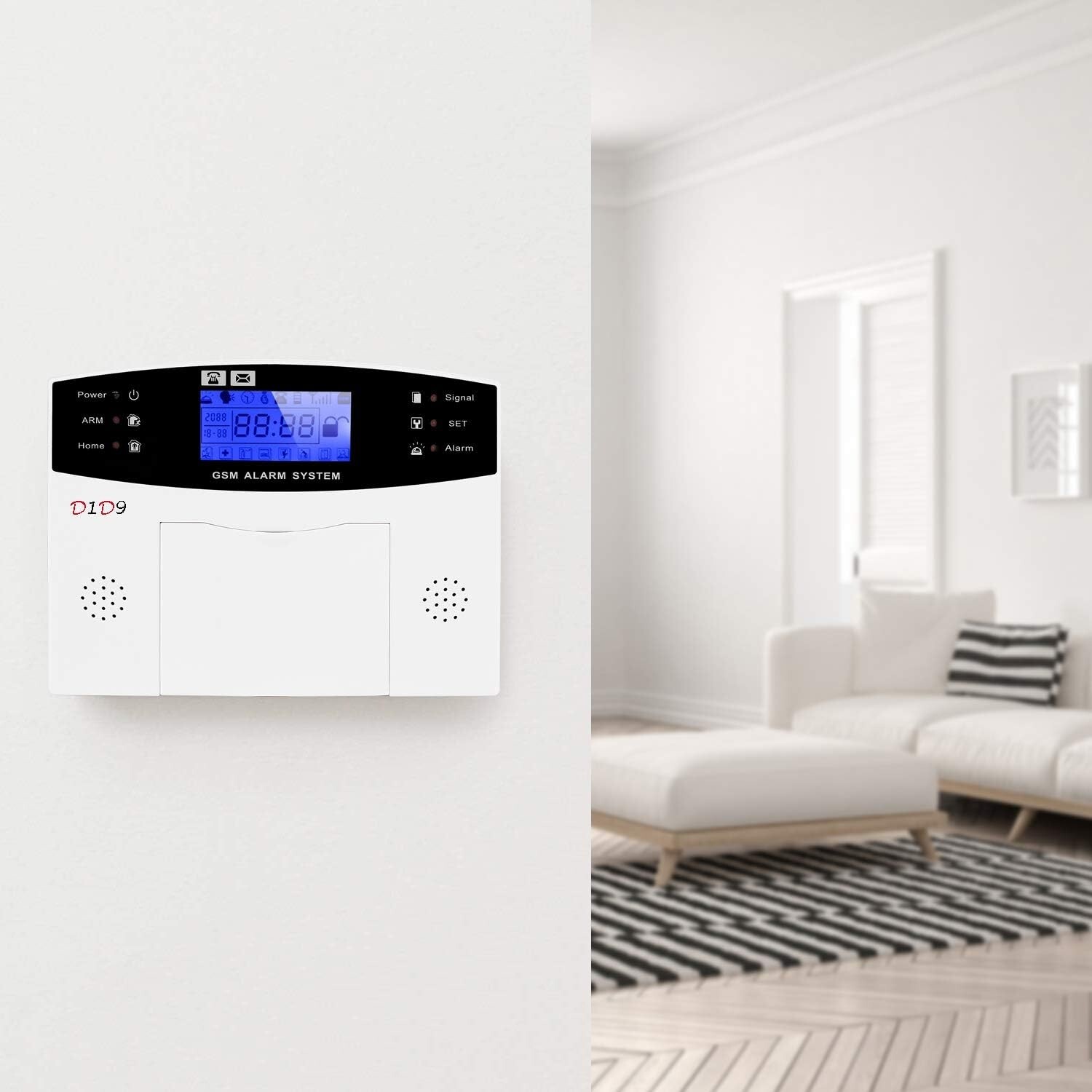 Comprehensive Wireless Burglar Alarm Kit for Smart Home Security & Monitoring