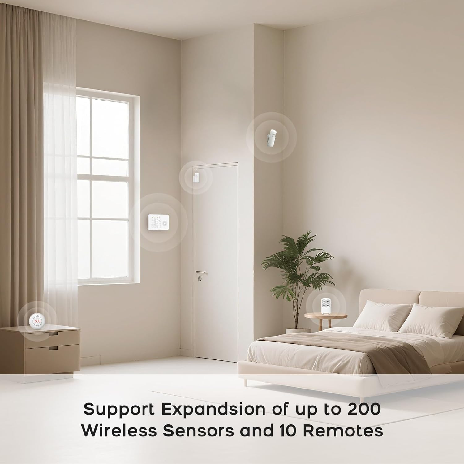 DIY Wireless Home Security System with Sensors & PTZ Camera – No Fees