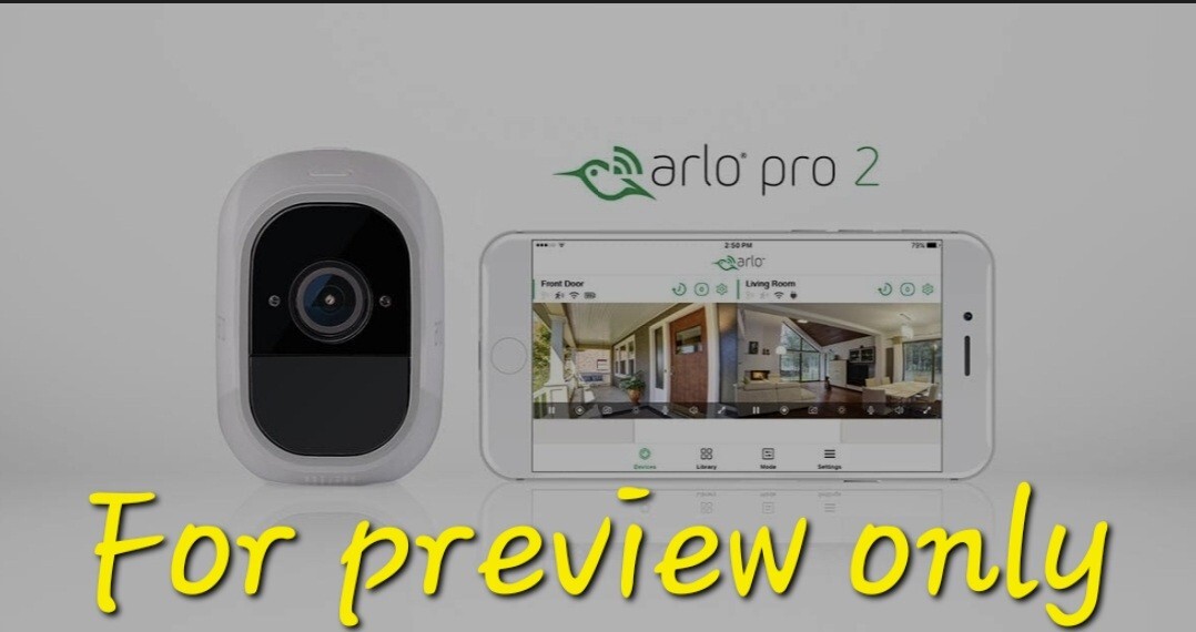 NETGEAR Arlo Pro 2 – 4 Wire-Free HD Security Cameras – System Bundle – 1080p HD