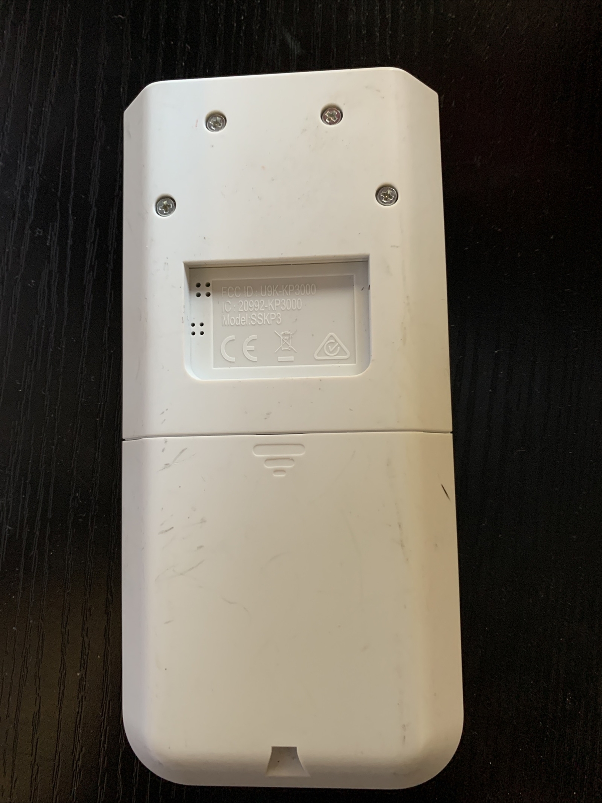 SimpliSafe SSKP3 White/Black Wireless Home Security System Standalone Keypad