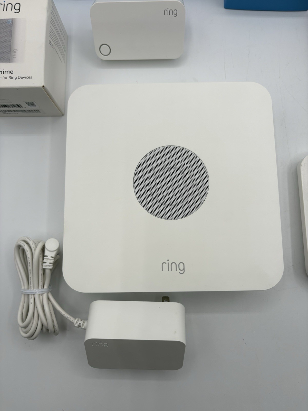 Ring Alarm Home Security System 11 Total Pieces Open Box Extra Door Cam Battery