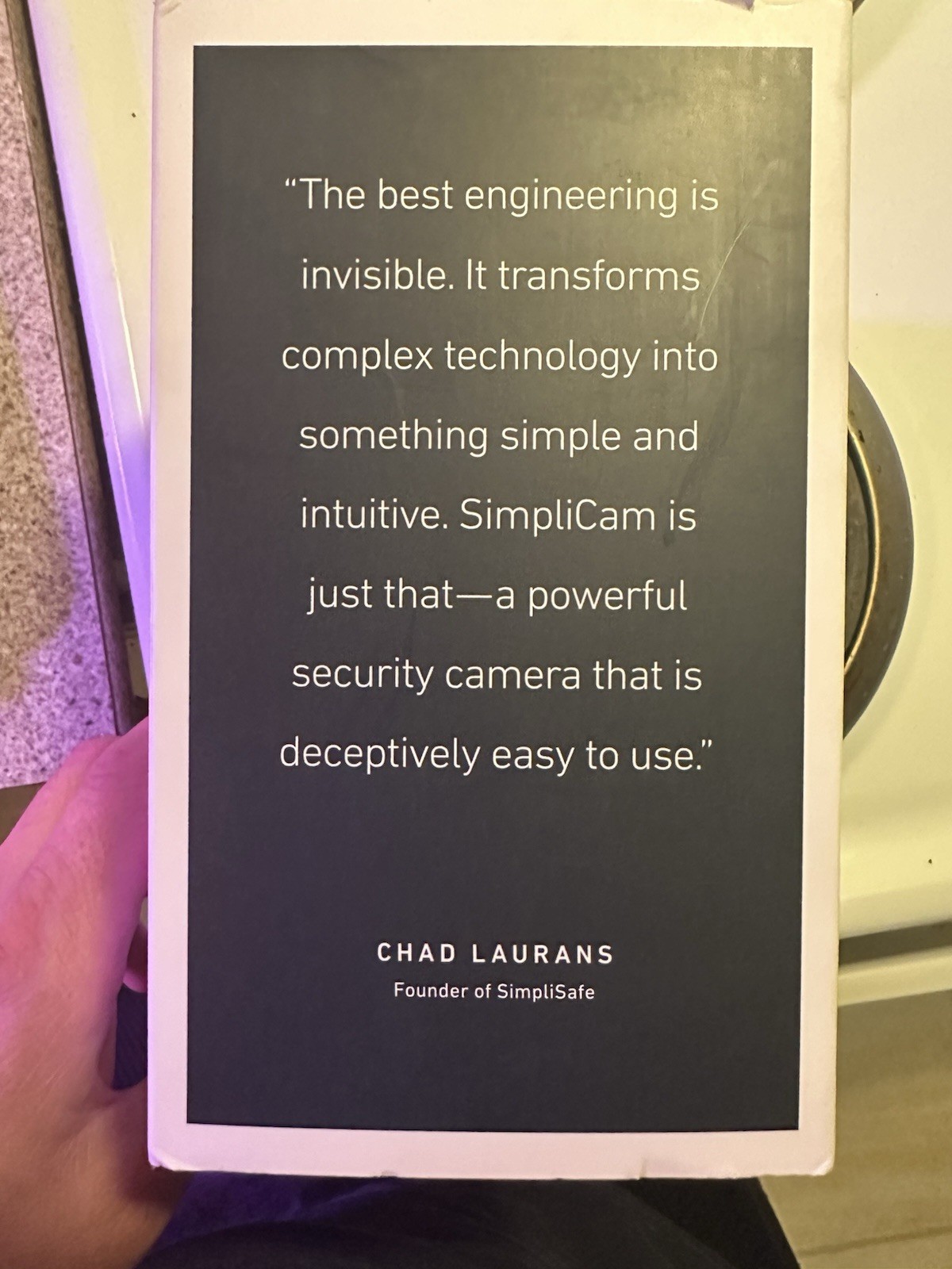 SimpliSafe SimpliCam HD Indoor Security Camera