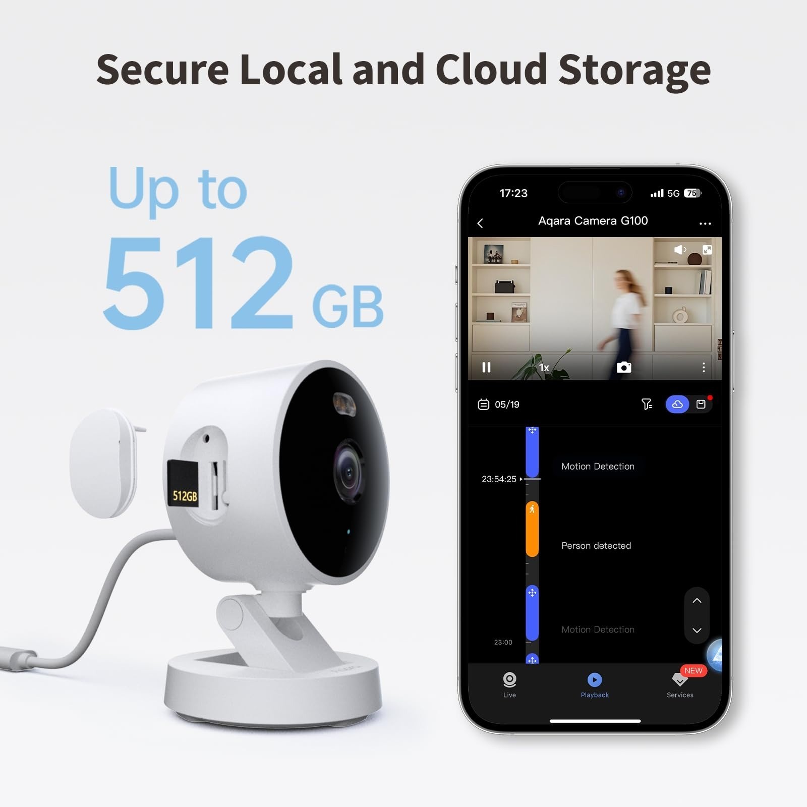 Aqara G100 2K Indoor/Outdoor Security Camera, HomeKit, Alexa, Google