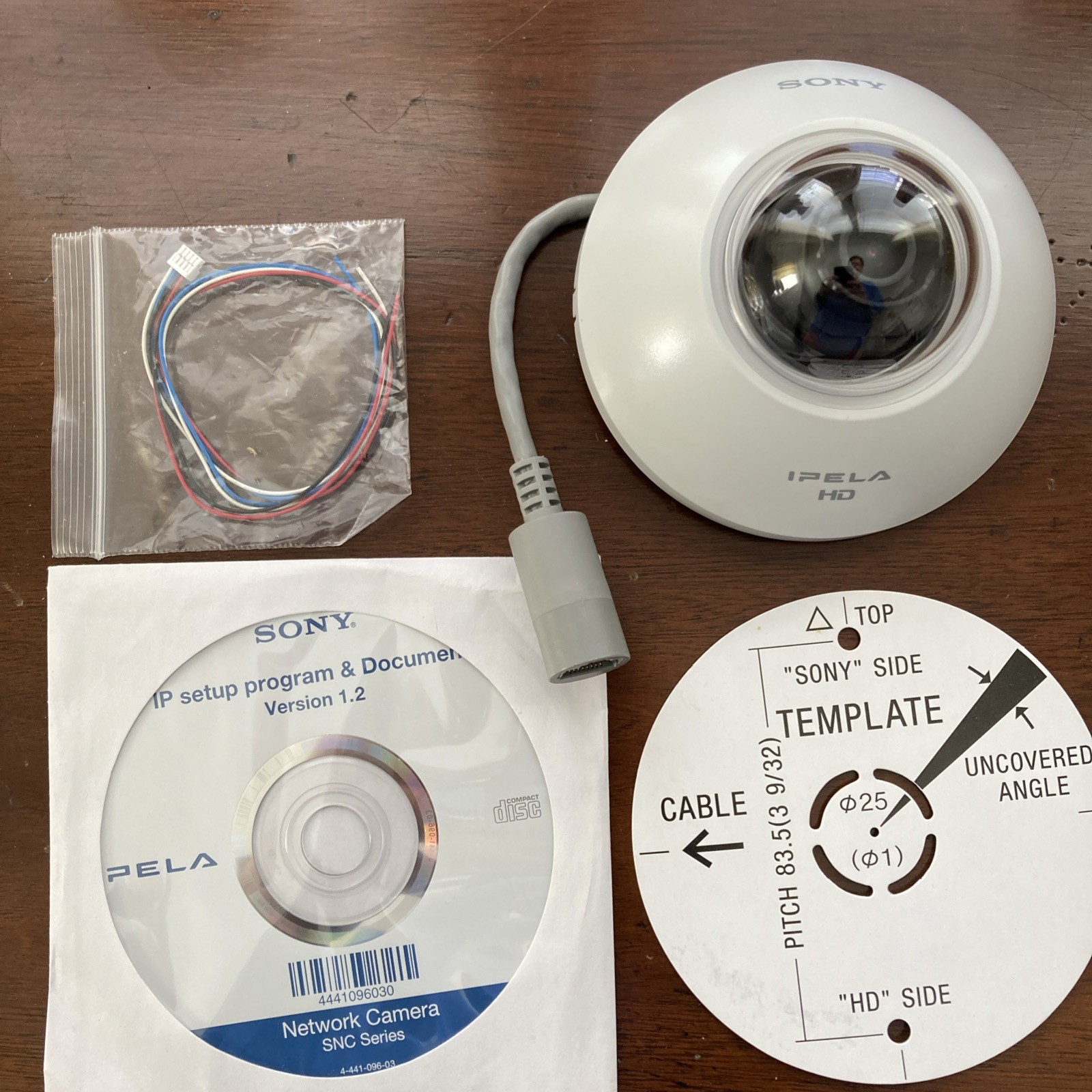 Sony SNC‑XM631 1080p Indoor IP Mini‑Dome Camera