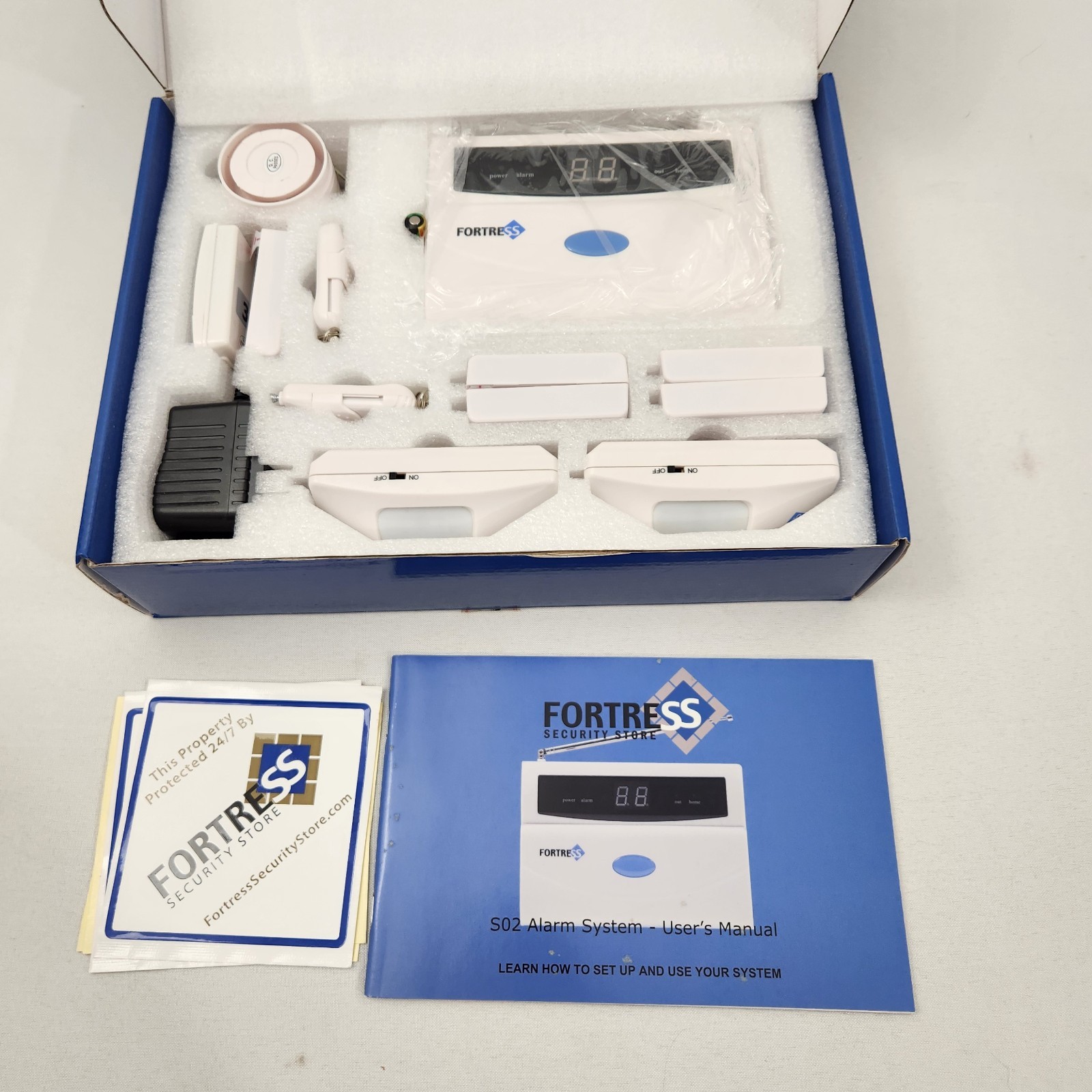 Fortress Home Security Store S02-A Wireless Security Alarm System