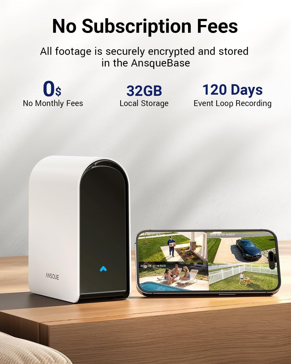 Comprehensive Home Security Kit – 4 Solar Cameras with Voice and Remote Features