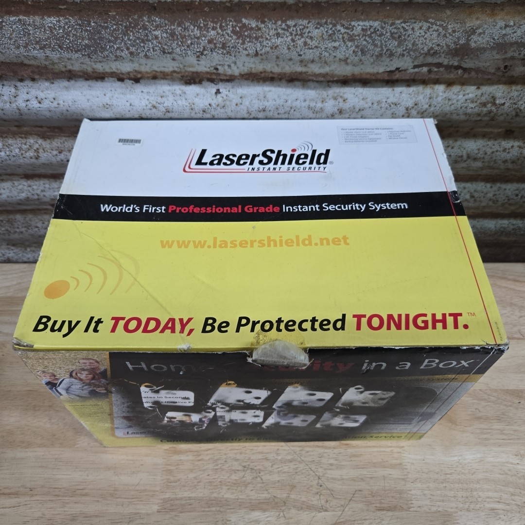 LaserShield Instant Security System Plug N Go Professional Monitoring New